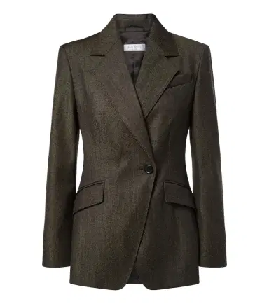 Max Mara Double-breasted virgin wool blazer | Thumbnail 1 Max Mara Double-breasted virgin wool blazer | Thumbnail 1