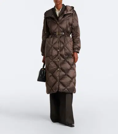 Max Mara Hooded quilted down coat | Thumbnail 3 Max Mara Hooded quilted down coat | Thumbnail 3
