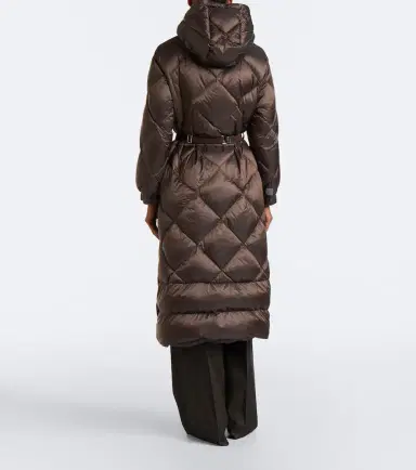 Max Mara Hooded quilted down coat | Thumbnail 4 Max Mara Hooded quilted down coat | Thumbnail 4
