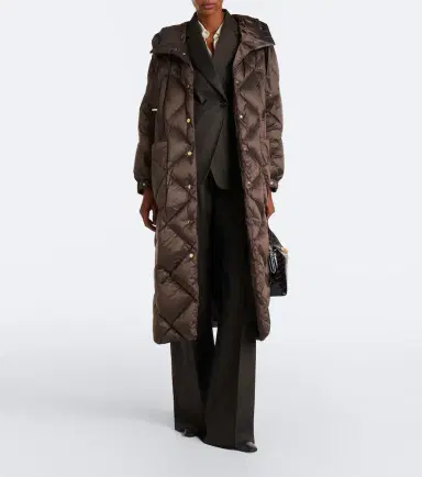 Max Mara Hooded quilted down coat | Thumbnail 6 Max Mara Hooded quilted down coat | Thumbnail 6