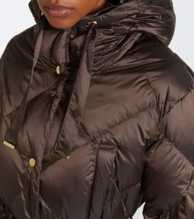 Max Mara Hooded quilted down coat | Thumbnail 7 Max Mara Hooded quilted down coat | Thumbnail 7