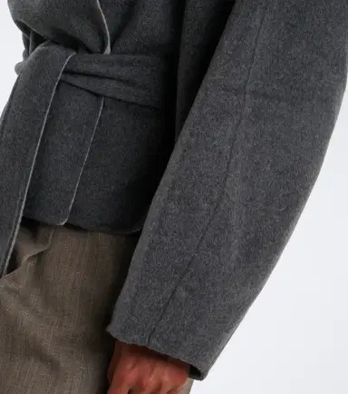The Frankie Shop Onelle reversible wool-blend wrap coat | Thumbnail 3 The Frankie Shop Onelle reversible wool-blend wrap coat | Thumbnail 3