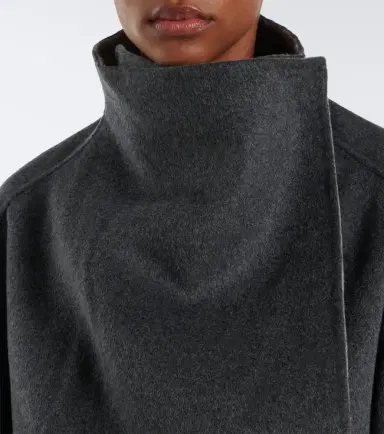 The Frankie Shop Onelle reversible wool-blend wrap coat | Thumbnail 6 The Frankie Shop Onelle reversible wool-blend wrap coat | Thumbnail 6