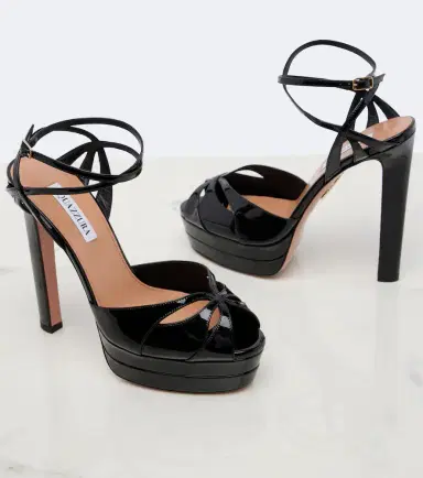 Aquazzura Moves patent leather platform sandals | Thumbnail 4 Aquazzura Moves patent leather platform sandals | Thumbnail 4