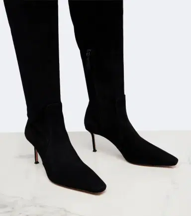 Aquazzura Vespera suede over-the-knee boots | Thumbnail 3 Aquazzura Vespera suede over-the-knee boots | Thumbnail 3