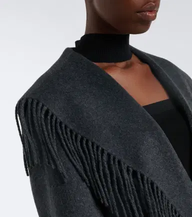 Simkhai Carrie fringed wrap coat | Thumbnail 3 Simkhai Carrie fringed wrap coat | Thumbnail 3