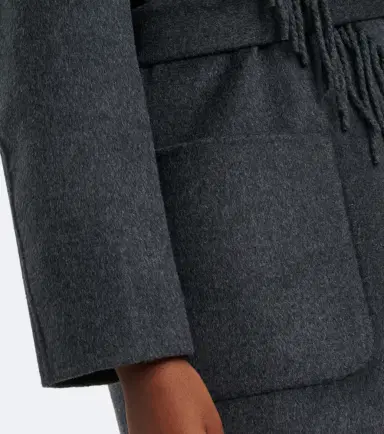 Simkhai Carrie fringed wrap coat | Thumbnail 5 Simkhai Carrie fringed wrap coat | Thumbnail 5