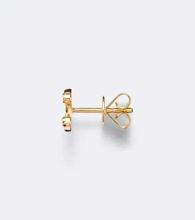 Sophie Bille Brahe Initial Petite C 18kt gold single earring with diamonds | Thumbnail 5 Sophie Bille Brahe Initial Petite C 18kt gold single earring with diamonds | Thumbnail 5