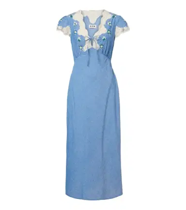 Rixo Amari embroidered cotton midi dress | Thumbnail 1 Rixo Amari embroidered cotton midi dress | Thumbnail 1