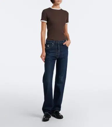 Prada Mid-rise straight jeans | Thumbnail 4 Prada Mid-rise straight jeans | Thumbnail 4