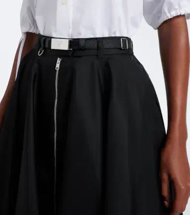 Prada Re-Nylon belted midi skirt | Thumbnail 6 Prada Re-Nylon belted midi skirt | Thumbnail 6