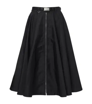 Prada Re-Nylon belted midi skirt | Thumbnail 1 Prada Re-Nylon belted midi skirt | Thumbnail 1