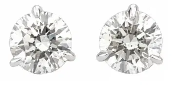 Wish Fine Jewelry 2.41ct Diamond 18K Gold Stud Round Earrings | Thumbnail 1 Wish Fine Jewelry 2.41ct Diamond 18K Gold Stud Round Earrings | Thumbnail 1