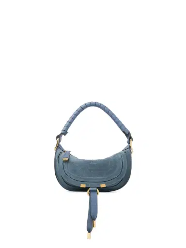 Chloé Mini Marcie shoulder bag in suede leather | Thumbnail 2 Chloé Mini Marcie shoulder bag in suede leather | Thumbnail 2