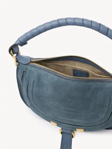 Chloé Mini Marcie shoulder bag in suede leather | Thumbnail 6 Chloé Mini Marcie shoulder bag in suede leather | Thumbnail 6