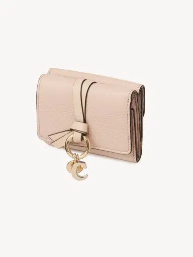 Chloé Mini Alphabet tri-fold in grained leather | Thumbnail 3 Chloé Mini Alphabet tri-fold in grained leather | Thumbnail 3