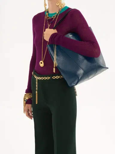 Chloé Chloé Spin tote bag in grained leather | Thumbnail 3 Chloé Chloé Spin tote bag in grained leather | Thumbnail 3