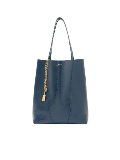 Chloé Chloé Spin tote bag in grained leather | Thumbnail 1 Chloé Chloé Spin tote bag in grained leather | Thumbnail 1