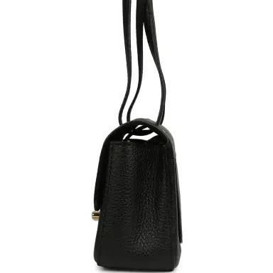 Chanel Chanel Mini "Souplissimo" Flap Bag Black Grained Calfskin Gold Hardware | Thumbnail 4 Chanel Chanel Mini "Souplissimo" Flap Bag Black Grained Calfskin Gold Hardware | Thumbnail 4