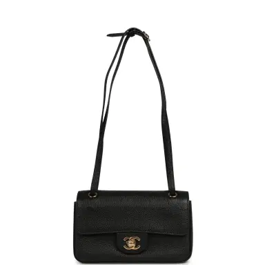 Chanel Chanel Mini "Souplissimo" Flap Bag Black Grained Calfskin Gold Hardware | Thumbnail 6 Chanel Chanel Mini "Souplissimo" Flap Bag Black Grained Calfskin Gold Hardware | Thumbnail 6