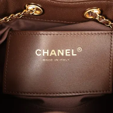 Chanel Chanel Mini 25 Hobo Bag Dark Brown Caviar Gold Hardware | Thumbnail 9 Chanel Chanel Mini 25 Hobo Bag Dark Brown Caviar Gold Hardware | Thumbnail 9