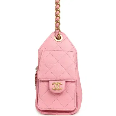 Chanel Chanel Mini 25 Hobo Bag Pink Caviar Antique Gold Hardware | Thumbnail 4 Chanel Chanel Mini 25 Hobo Bag Pink Caviar Antique Gold Hardware | Thumbnail 4