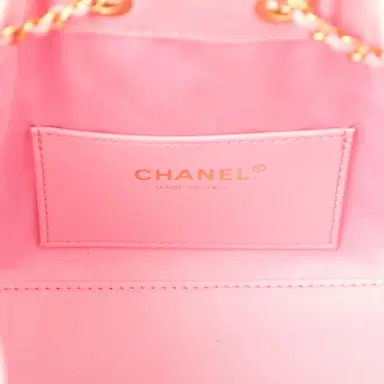 Chanel Chanel Mini 25 Hobo Bag Pink Caviar Antique Gold Hardware | Thumbnail 8 Chanel Chanel Mini 25 Hobo Bag Pink Caviar Antique Gold Hardware | Thumbnail 8