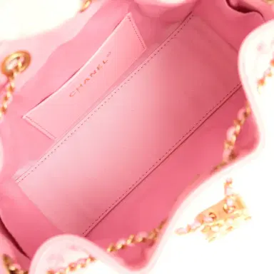 Chanel Chanel Mini 25 Hobo Bag Pink Caviar Antique Gold Hardware | Thumbnail 9 Chanel Chanel Mini 25 Hobo Bag Pink Caviar Antique Gold Hardware | Thumbnail 9