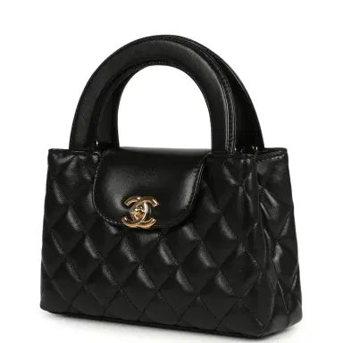 Chanel Chanel Small Kelly Shopper Black Shiny Lambskin Gold Hardware | Thumbnail 5 Chanel Chanel Small Kelly Shopper Black Shiny Lambskin Gold Hardware | Thumbnail 5