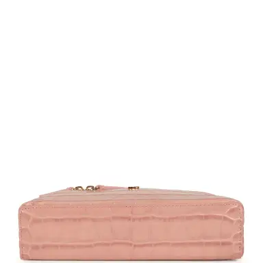 Chanel Chanel Top Handle Long Vanity Case with Chain Pink Croc Embossed Calfskin Gold Hardware | Thumbnail 6 Chanel Chanel Top Handle Long Vanity Case with Chain Pink Croc Embossed Calfskin Gold Hardware | Thumbnail 6
