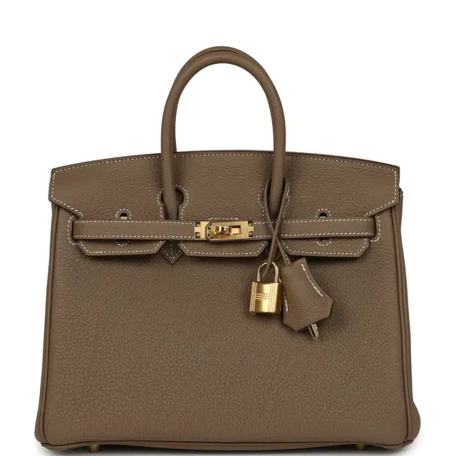 Hermes Birkin 25 Etoupe Togo Gold Hardware Hermes Birkin 25 Etoupe Togo Gold Hardware