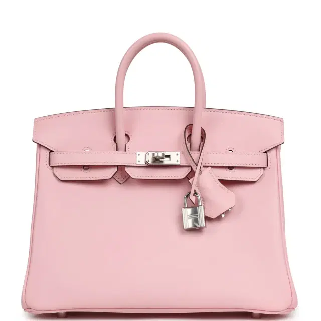 Hermes Birkin 25 Rose Sakura Swift Palladium Hardware Hermes Birkin 25 Rose Sakura Swift Palladium Hardware