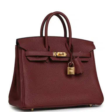 HERMÈS Hermes Birkin 25 Rouge H Togo Gold Hardware | Thumbnail 2 HERMÈS Hermes Birkin 25 Rouge H Togo Gold Hardware | Thumbnail 2