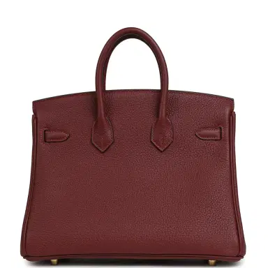HERMÈS Hermes Birkin 25 Rouge H Togo Gold Hardware | Thumbnail 3 HERMÈS Hermes Birkin 25 Rouge H Togo Gold Hardware | Thumbnail 3