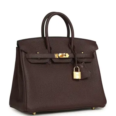HERMÈS Hermes Birkin 25 Rouge Sellier Togo Gold Hardware | Thumbnail 2 HERMÈS Hermes Birkin 25 Rouge Sellier Togo Gold Hardware | Thumbnail 2