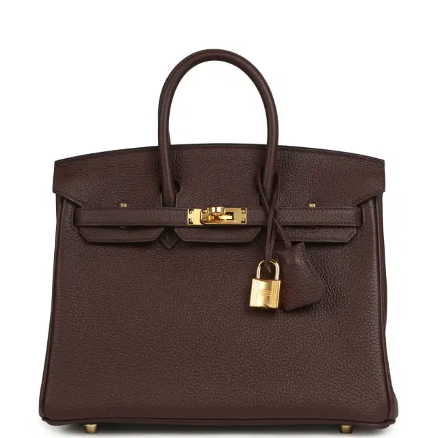 Hermes Birkin 25 Rouge Sellier Togo Gold Hardware Hermes Birkin 25 Rouge Sellier Togo Gold Hardware