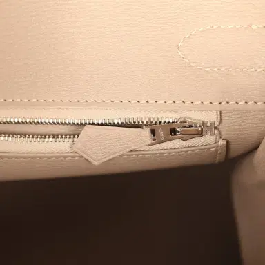HERMÈS Hermes Birkin 30 Himalaya Niloticus Crocodile Palladium Hardware | Thumbnail 9 HERMÈS Hermes Birkin 30 Himalaya Niloticus Crocodile Palladium Hardware | Thumbnail 9