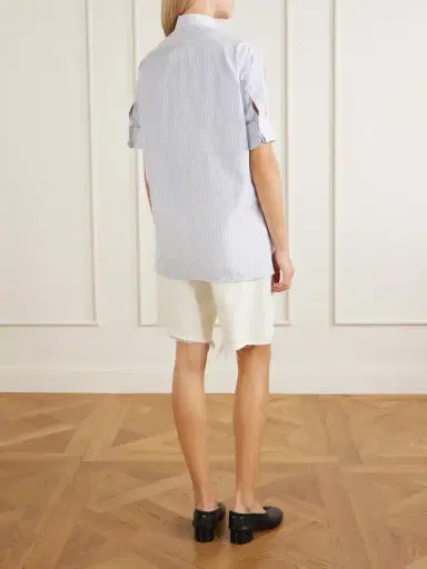 Maison Margiela Striped Cotton-poplin Shirt | Thumbnail 4 Maison Margiela Striped Cotton-poplin Shirt | Thumbnail 4