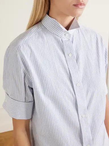 Maison Margiela Striped Cotton-poplin Shirt | Thumbnail 5 Maison Margiela Striped Cotton-poplin Shirt | Thumbnail 5