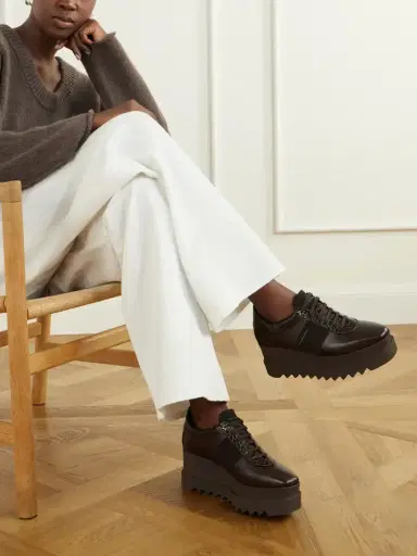 Stella McCartney Snake-effect Leather Sneakers | Thumbnail 2 Stella McCartney Snake-effect Leather Sneakers | Thumbnail 2