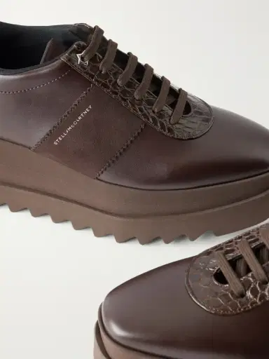 Stella McCartney Snake-effect Leather Sneakers | Thumbnail 5 Stella McCartney Snake-effect Leather Sneakers | Thumbnail 5