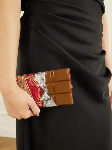Judith Leiber Couture Milk Chocolate Crystal-embellished Clutch | Thumbnail 2 Judith Leiber Couture Milk Chocolate Crystal-embellished Clutch | Thumbnail 2