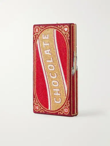 Judith Leiber Couture Milk Chocolate Crystal-embellished Clutch | Thumbnail 4 Judith Leiber Couture Milk Chocolate Crystal-embellished Clutch | Thumbnail 4