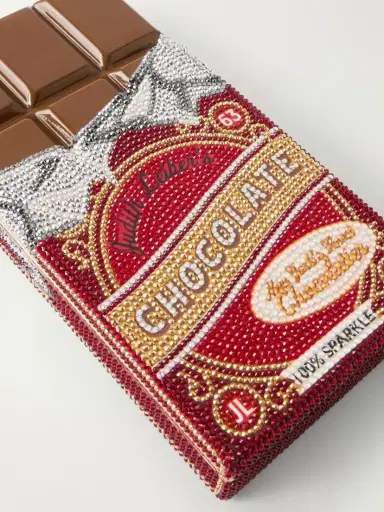 Judith Leiber Couture Milk Chocolate Crystal-embellished Clutch | Thumbnail 5 Judith Leiber Couture Milk Chocolate Crystal-embellished Clutch | Thumbnail 5