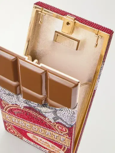 Judith Leiber Couture Milk Chocolate Crystal-embellished Clutch | Thumbnail 6 Judith Leiber Couture Milk Chocolate Crystal-embellished Clutch | Thumbnail 6