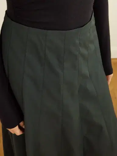 Proenza Schouler White Label Heidi Stretch Cotton-blend Midi Skirt | Thumbnail 4 Proenza Schouler White Label Heidi Stretch Cotton-blend Midi Skirt | Thumbnail 4