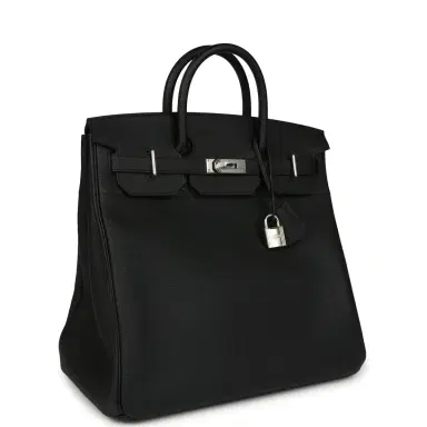 HERMÈS Hermes HAC Birkin 40 Black Togo Palladium Hardware | Thumbnail 2 HERMÈS Hermes HAC Birkin 40 Black Togo Palladium Hardware | Thumbnail 2