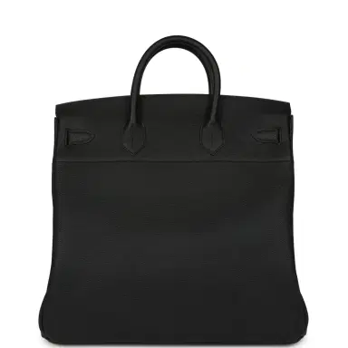 HERMÈS Hermes HAC Birkin 40 Black Togo Palladium Hardware | Thumbnail 4 HERMÈS Hermes HAC Birkin 40 Black Togo Palladium Hardware | Thumbnail 4