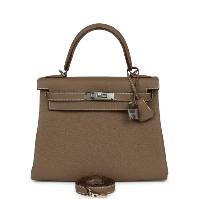 Hermes Kelly Retourne 28 Etoupe Togo Palladium Hardware Hermes Kelly Retourne 28 Etoupe Togo Palladium Hardware