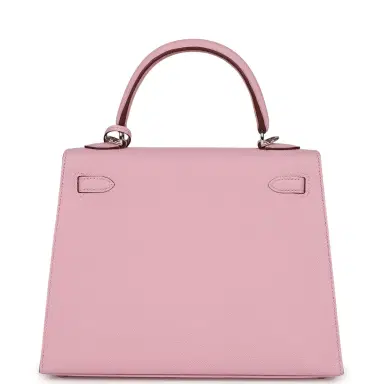 HERMÈS Hermes Kelly Sellier 25 Mauve Sylvestre Epsom Palladium Hardware | Thumbnail 4 HERMÈS Hermes Kelly Sellier 25 Mauve Sylvestre Epsom Palladium Hardware | Thumbnail 4